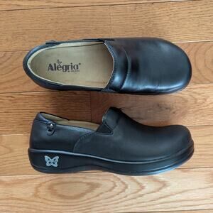 Alegria Keli Black Nappa Professional Shoe Size 39